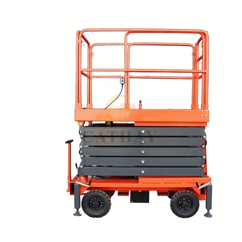 Scissor Lift Manufacturer - OEM/ODM 6-16m 450kg Towable Hydraulic Electric Lift