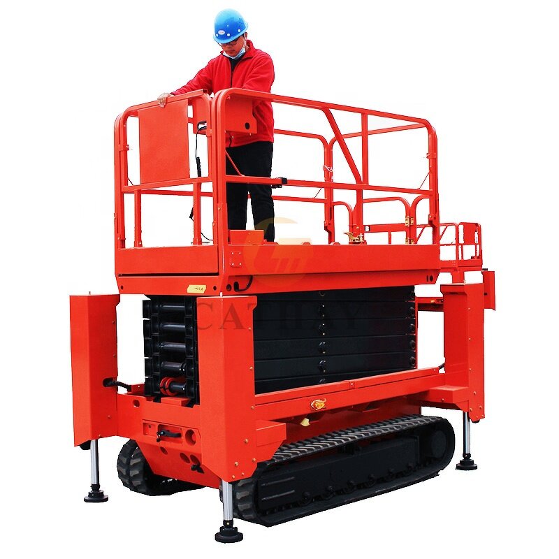 Scissor Lift Manufacturer - OEM/ODM 4-14m Rough Terrain Self-propelled Crawler
