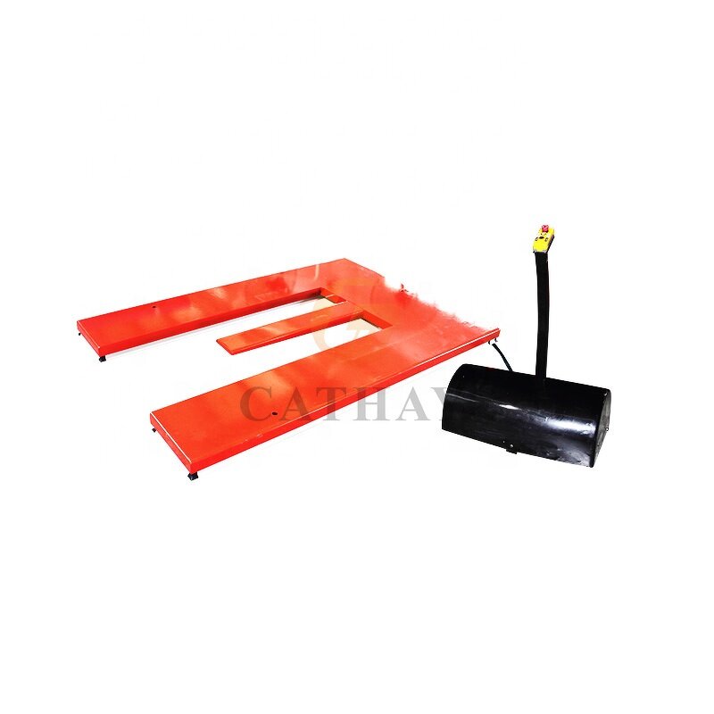 Pallet Scissor Lift Table Manufacturer - OEM/ODM E Shape 1ton Stationary Low Profile