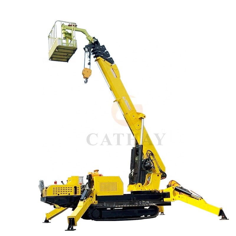 Crawler Spider Crane Manufacturer - OEM/ODM 8ton Telescopic Mobile Driven Crane