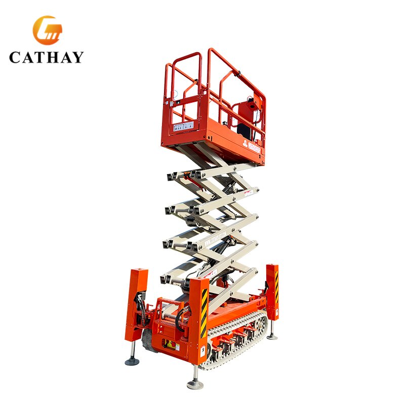 Scissor Lift Manufacturer - OEM/ODM 6-8m Crawler Electric Tracked Self Propelled