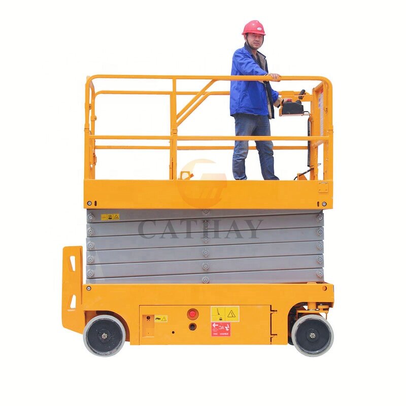 Scissor Lift Manufacturer - OEM/ODM 12-16m Hydraulic Self Propelled Industrial Lift