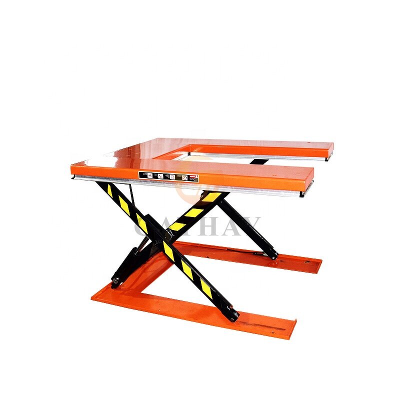Pallet Scissor Lift Table Manufacturer - OEM/ODM 1-2ton Portable U Shape Low Profile