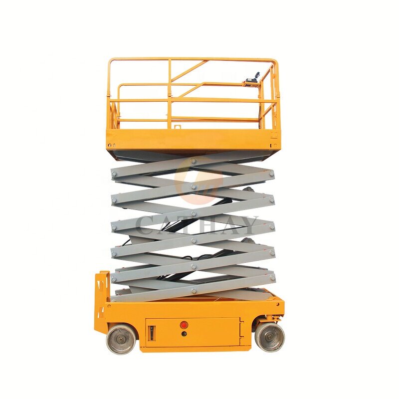 Scissor Lift Manufacturer - OEM/ODM 12-16m Hydraulic Self Propelled Industrial Lift
