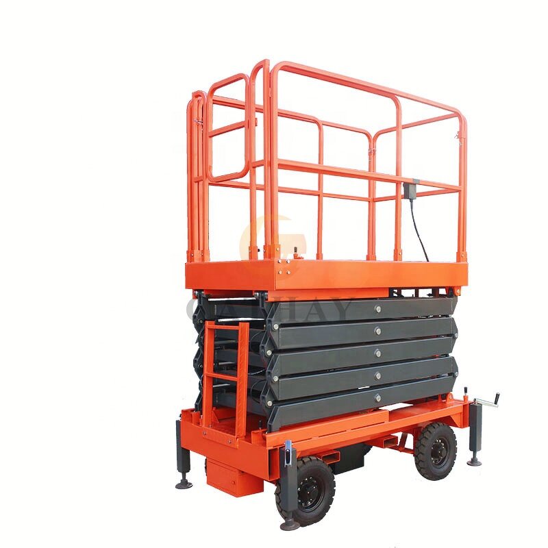 Scissor Lift Manufacturer - OEM/ODM 6-16m 450kg Towable Hydraulic Electric Lift