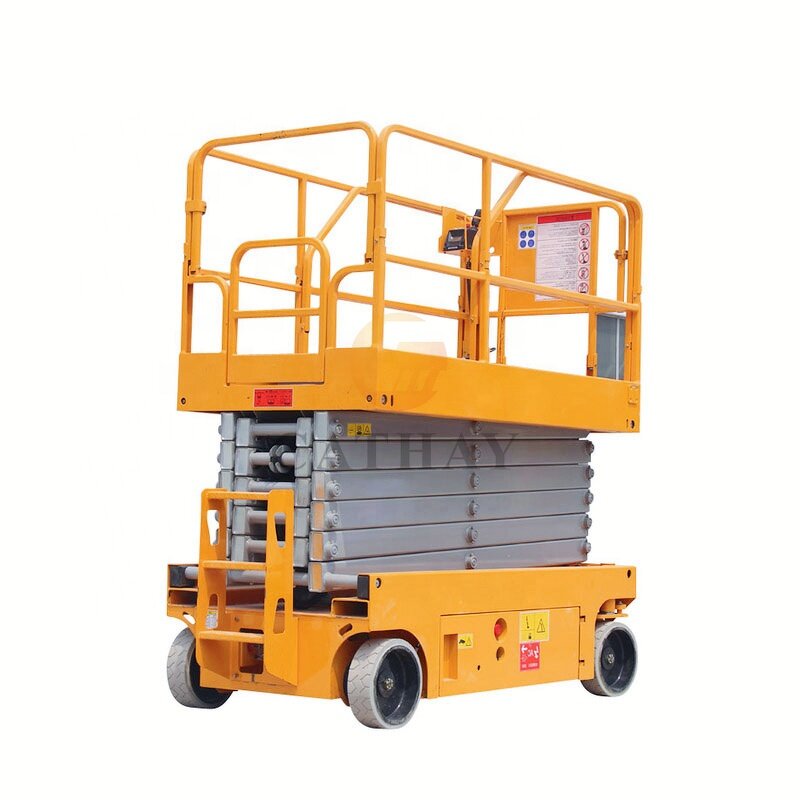 Scissor Lift Manufacturer - OEM/ODM 12-16m Hydraulic Self Propelled Industrial Lift
