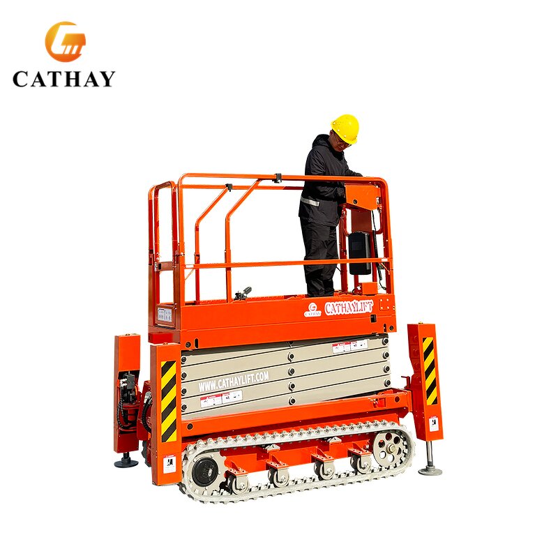 Scissor Lift Manufacturer - OEM/ODM 6-8m Crawler Electric Tracked Self Propelled