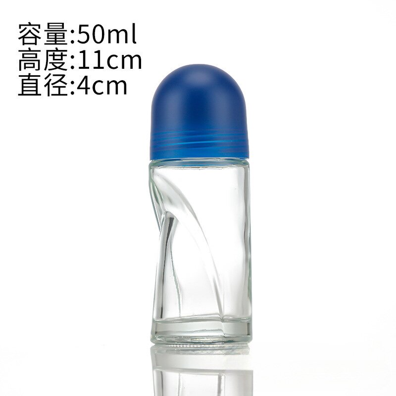 Glass Roll-on Bottle Supplier - 50ml for Essential Oils with Plastic Roller