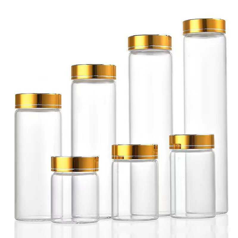 Glass Jars Supplier - Wholesale Round Borosilicate with Screw Lids Food Storage
