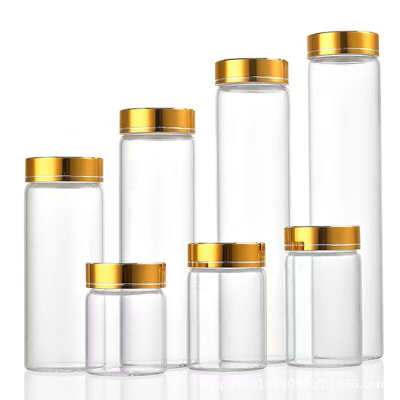 Glass Containers Factory - Wholesale 47mm Diameter Borosilicate Screw Cap