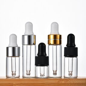 Glass Dropper Bottles Supplier - Wholesale 1ml-5ml Clear Amber Essential Oil