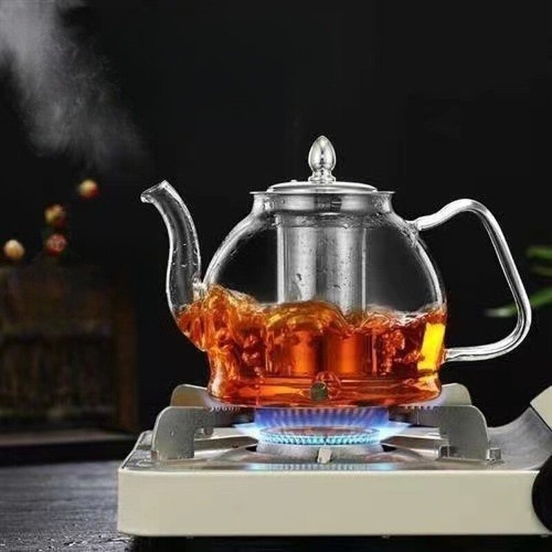 Borosilicate Glass Teapot Supplier - with Stainless Steel Infuser Heat Resistant