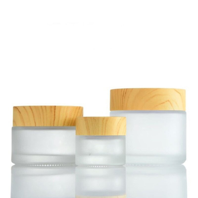 Glass Cosmetic Jars Supplier - Wholesale 50g Frosted Empty Face Cream Jars