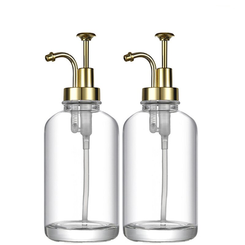 Glass Shampoo Bottle Supplier - Wholesale Luxury 500ml with Lotion Pump