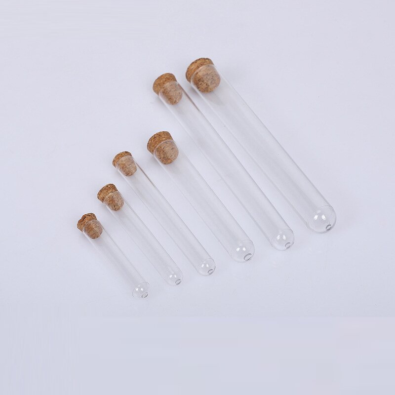 Plastic Test Tube Manufacturer - Round Bottom Transparent PS with Cork
