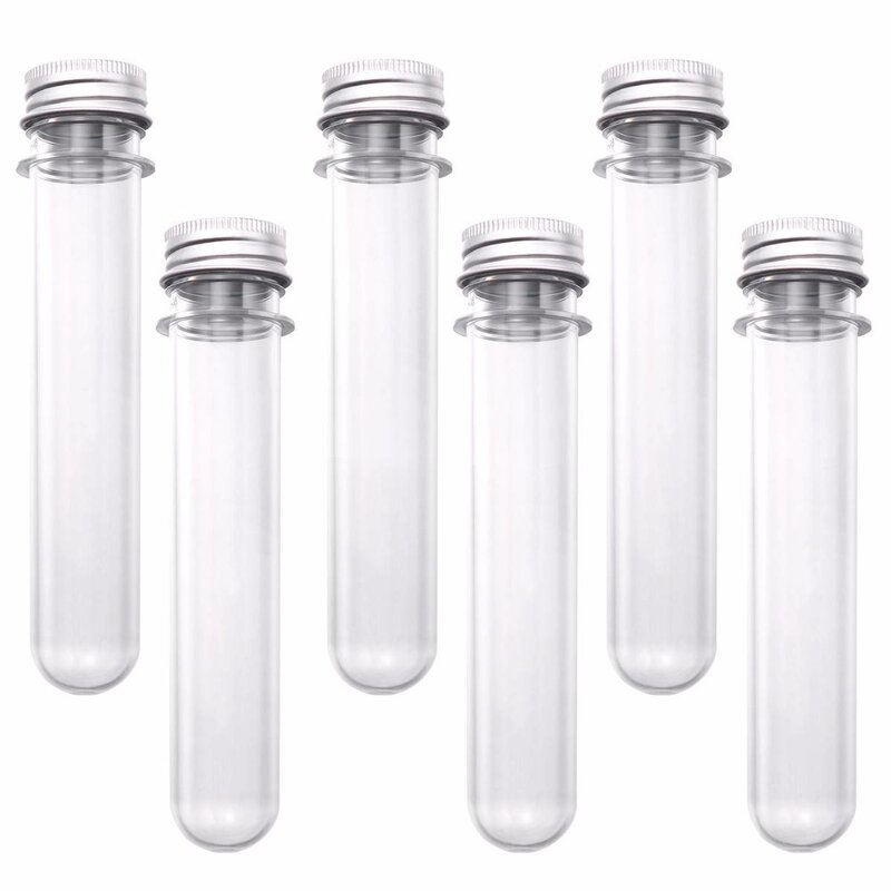Plastic Test Tube Supplier - 45ml Clear Food Grade PET with Screw Cap