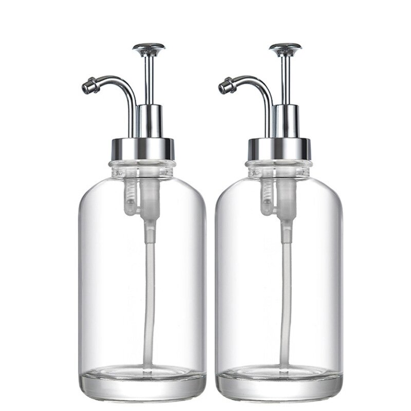 Glass Shampoo Bottle Supplier - Wholesale Luxury 500ml with Lotion Pump