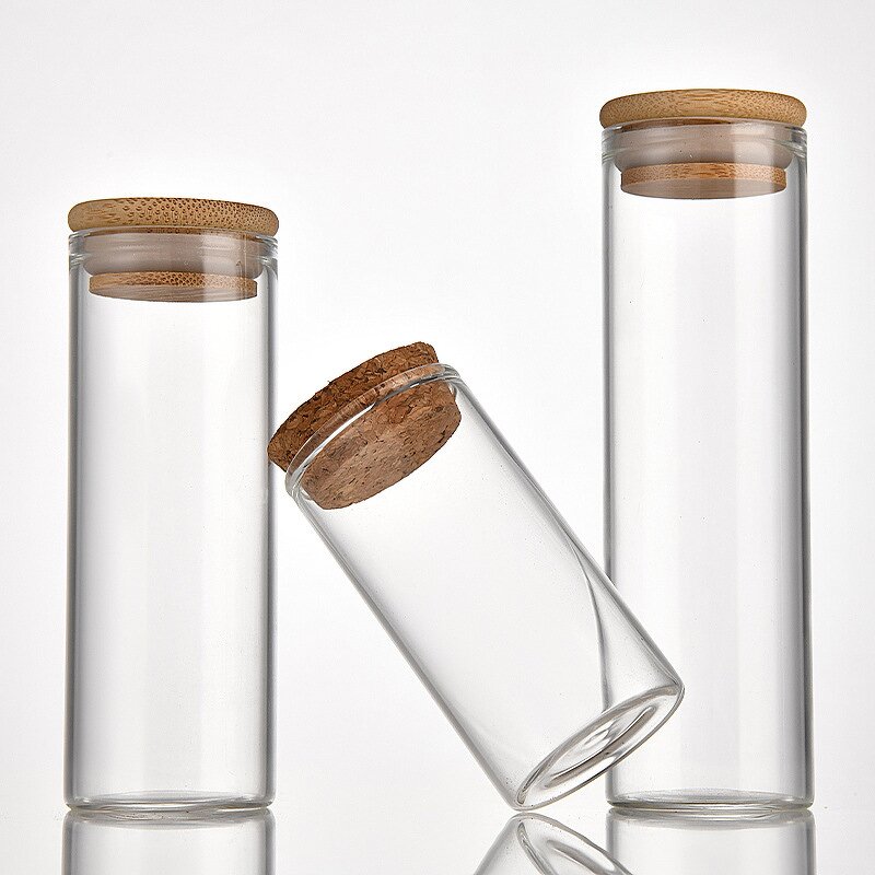 Glass Food Storage Jar Factory - Wholesale Clear Borosilicate with Cork Lid