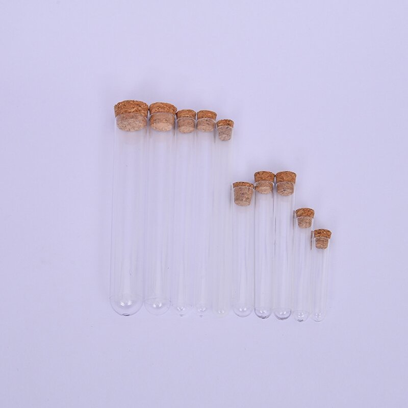 Plastic Test Tube Manufacturer - Round Bottom Transparent PS with Cork