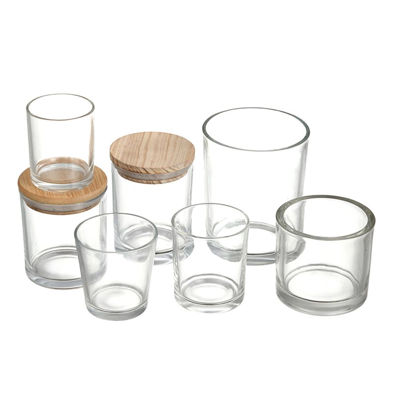 Glass Candle Jar Factory - Wholesale Empty Candle Cup Clear with Lid