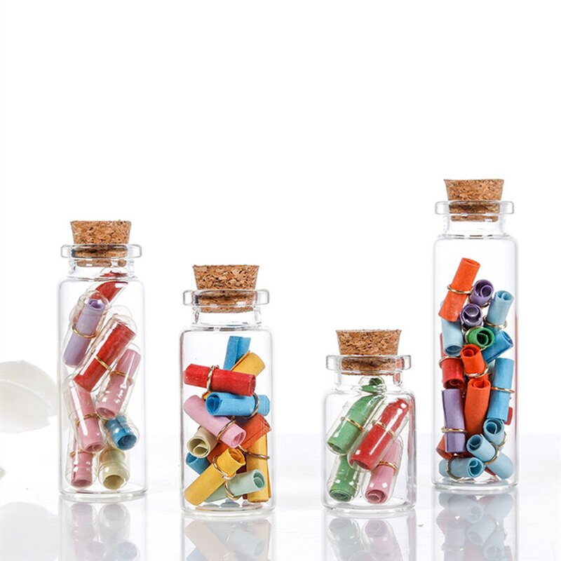Glass Vials Supplier - Wholesale Mini with Cork Stopper for Screen Printing