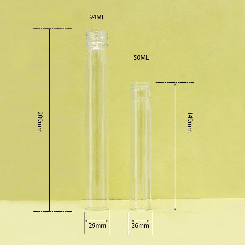Glass Wine Test Tubes Factory - Wholesale 50ml 100ml with Screw Cap