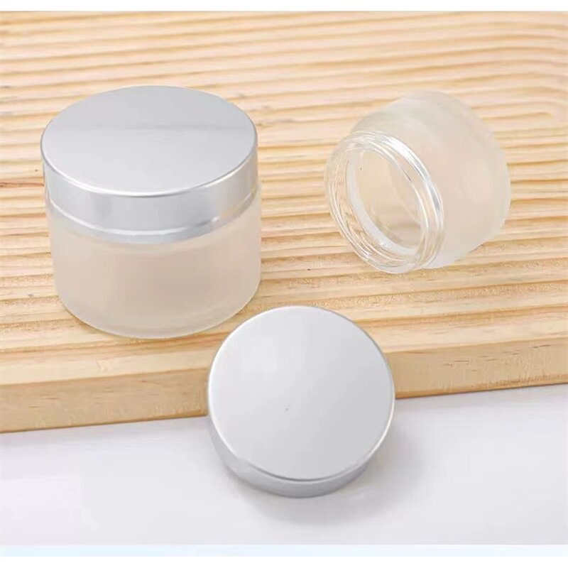 Glass Cosmetic Cream Jar Factory - Wholesale Empty 30g 50g Frosted with Lids
