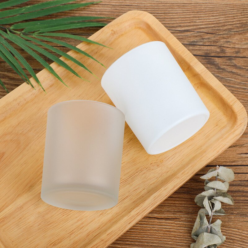 Glass Candle Jar Supplier - Wholesale Luxury Frosted with Bamboo Lids