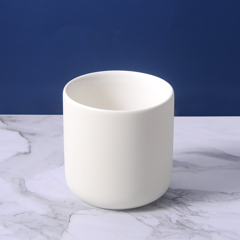 Ceramic Candle Jar Manufacturer - Wholesale Unique 5oz 10oz White with Lids