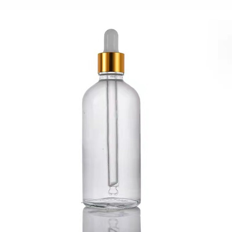 Essential Oil Dropper Bottle Factory - Wholesale Clear Round Glass for Serum