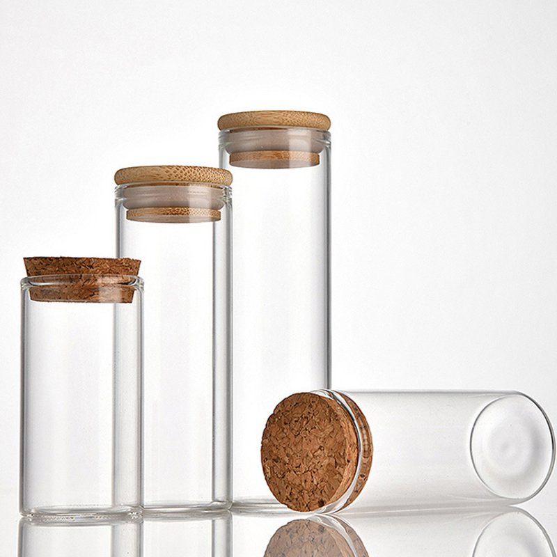 Glass Food Storage Jar Factory - Wholesale Clear Borosilicate with Cork Lid