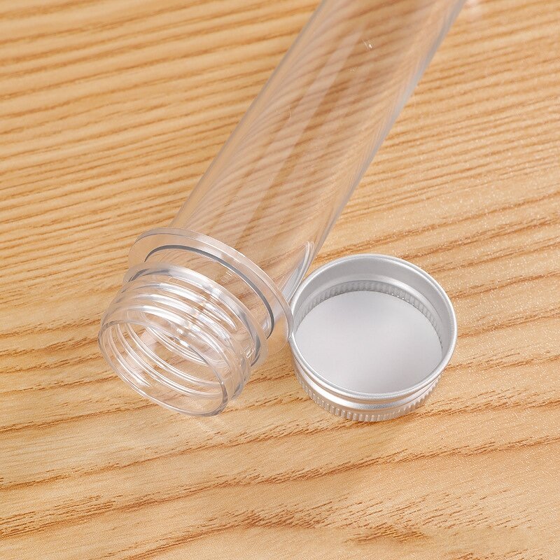 Plastic Test Tube Manufacturer - 70ml Food Grade PET Clear with Screw Caps