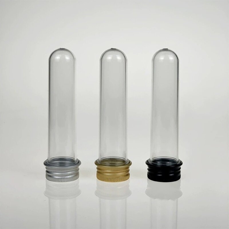 Plastic Test Tube Factory - 30ml PET with Aluminum Screw Caps Candy Storage