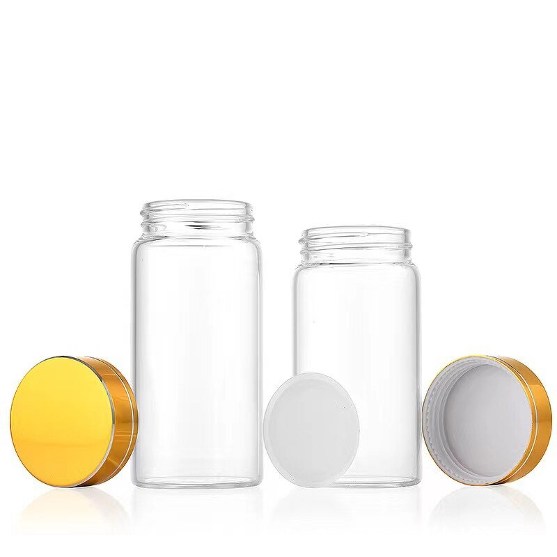 Glass Jars Supplier - Wholesale Round Borosilicate with Screw Lids Food Storage