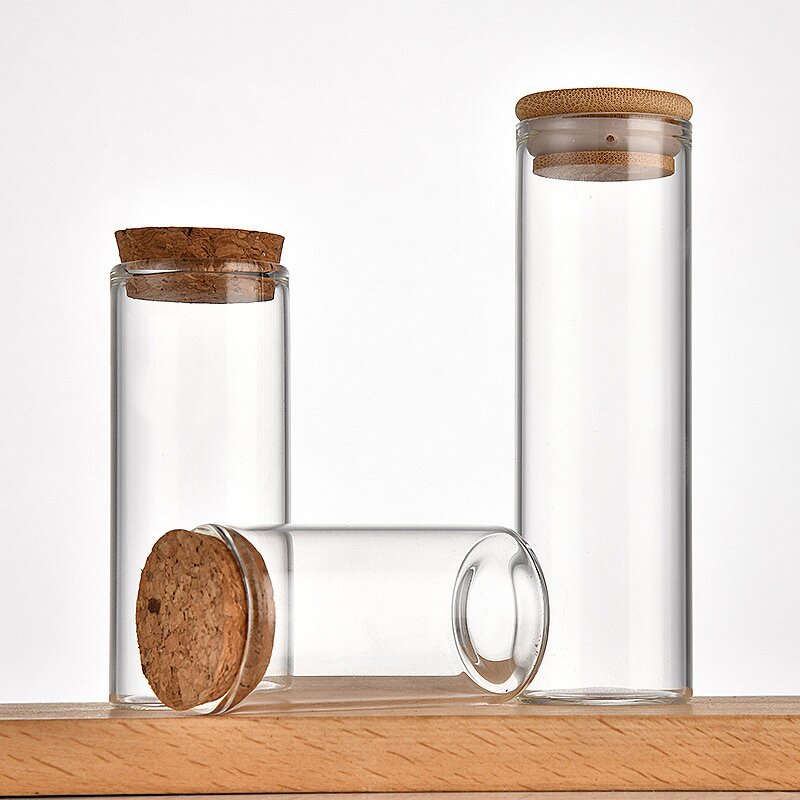 Glass Food Storage Jar Factory - Wholesale Clear Borosilicate with Cork Lid