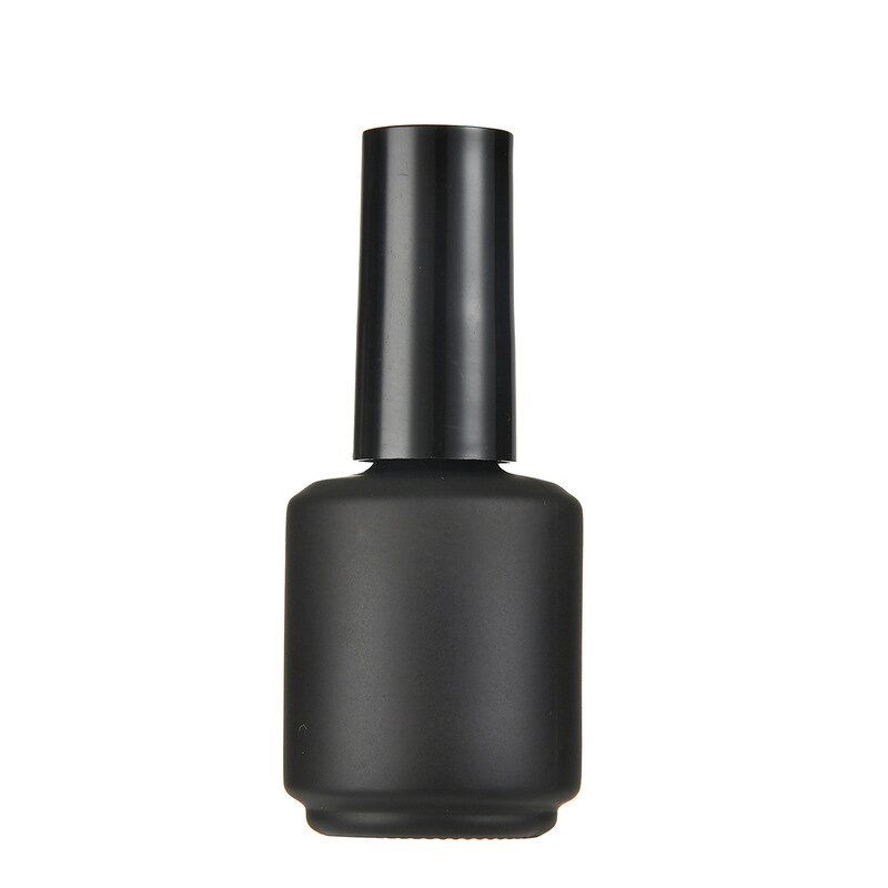 Nail Polish Glass Bottle Supplier - Wholesale 15ml Amber Black with Brush