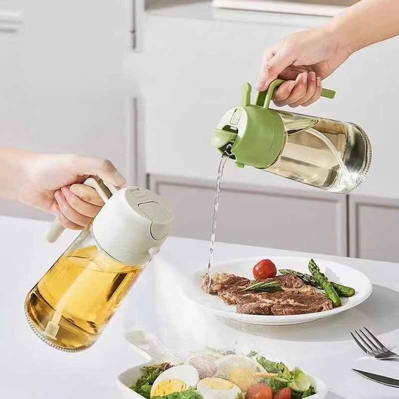 Glass Oil Dispenser Manufacturer - Eco-Friendly 2 in 1 Olive Oil Mister