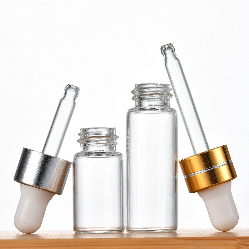 Glass Dropper Bottles Supplier - Wholesale 1ml-5ml Clear Amber Essential Oil