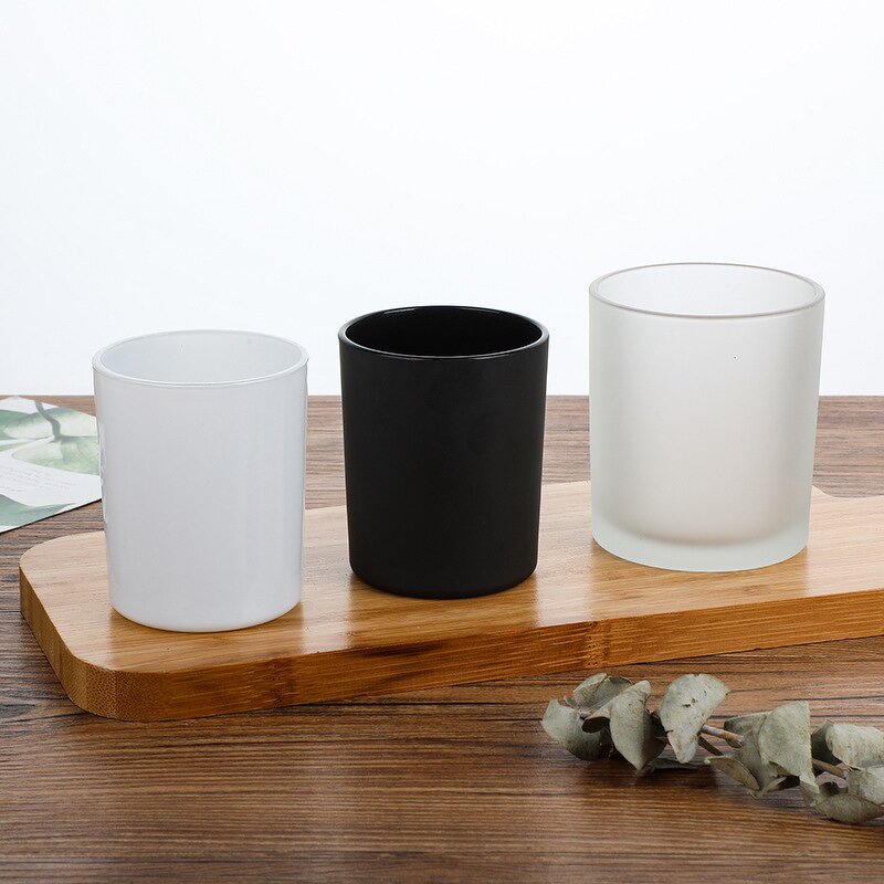 Glass Candle Jar Supplier - Wholesale Luxury Frosted with Bamboo Lids