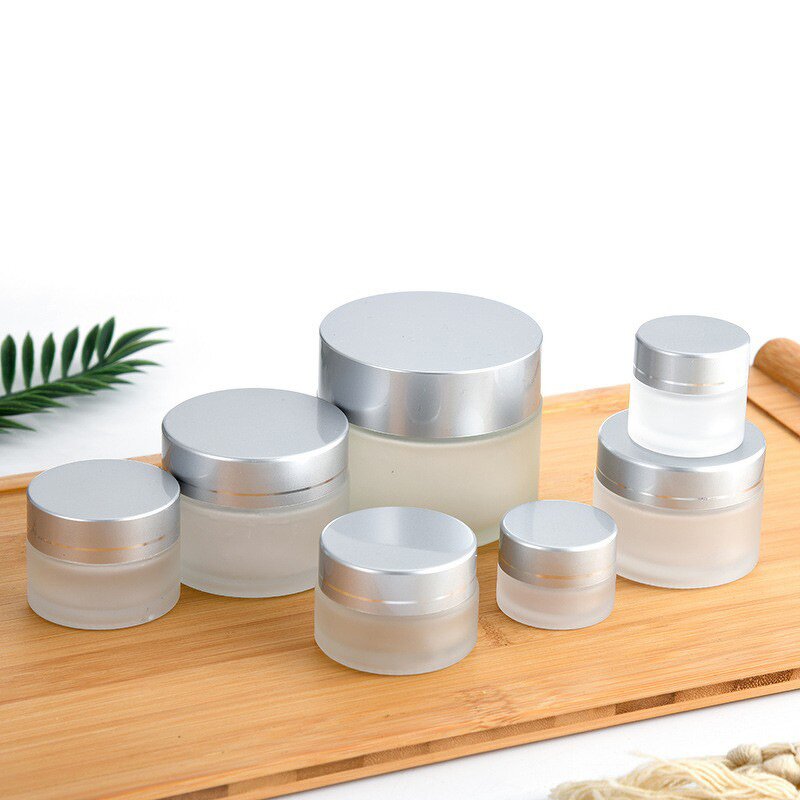 Glass Cosmetic Cream Jar Factory - Wholesale Empty 30g 50g Frosted with Lids