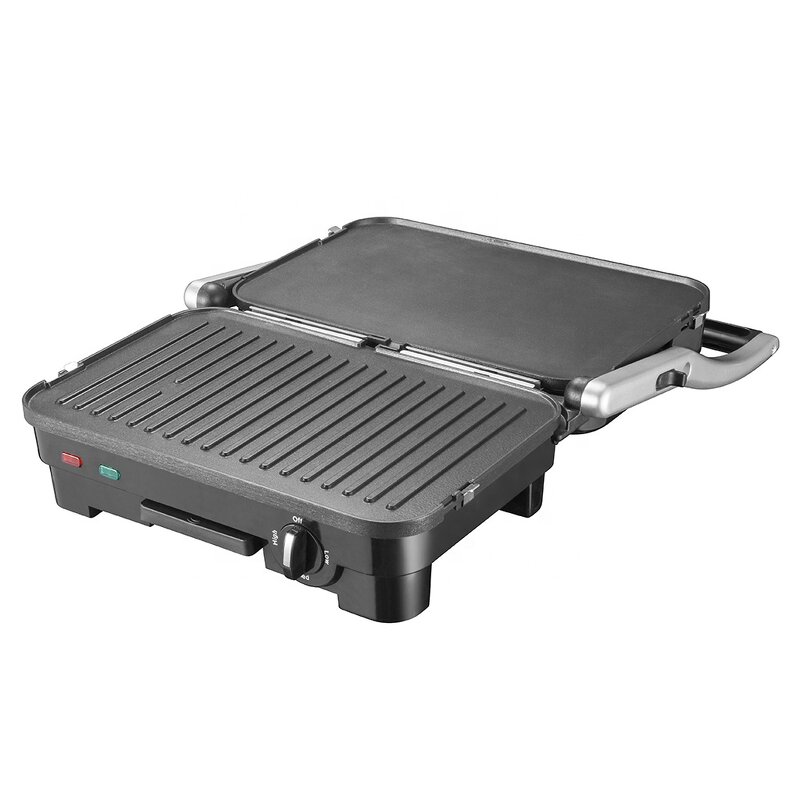Contact Grill Manufacturer - OEM/ODM Detachable 180 Degree Open 2 Side Grill