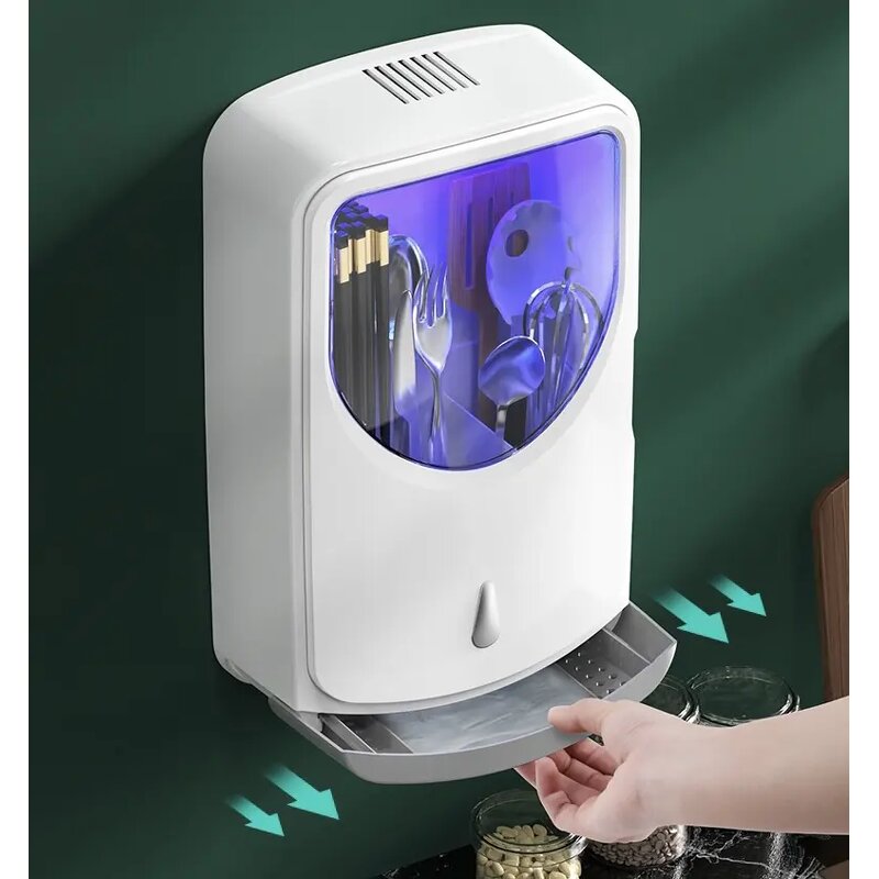 Chopsticks Sterilizer Manufacturer - OEM/ODM UV Drying Storage Box Tableware Sterilizer