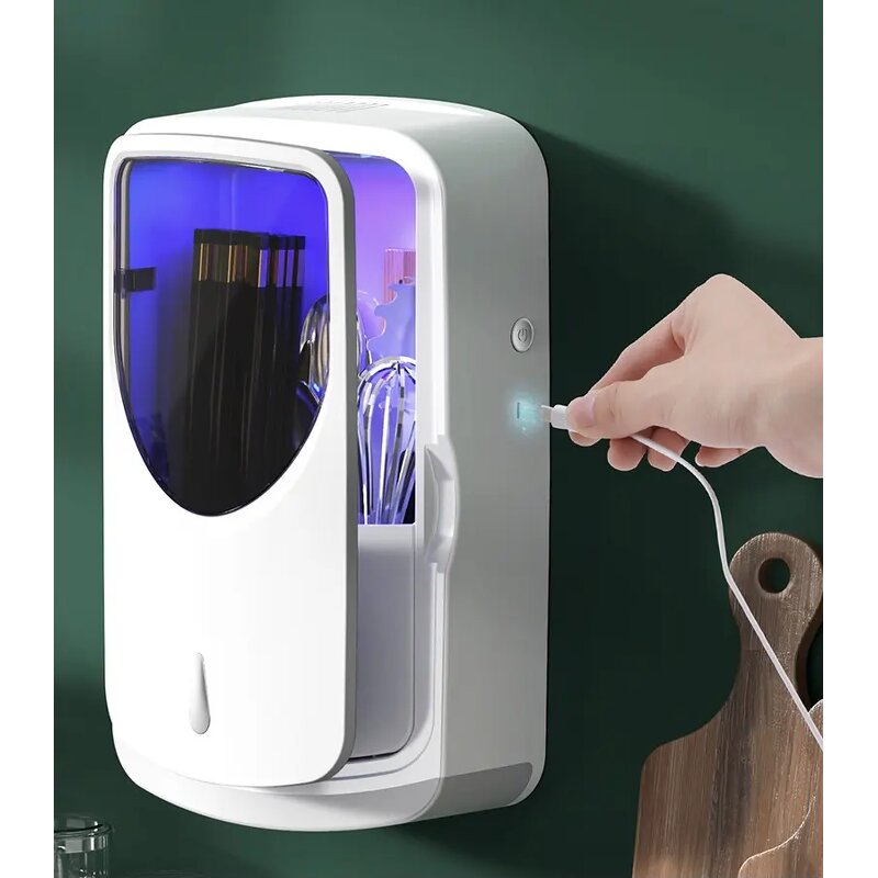 Chopsticks Sterilizer Manufacturer - OEM/ODM UV Drying Storage Box Tableware Sterilizer