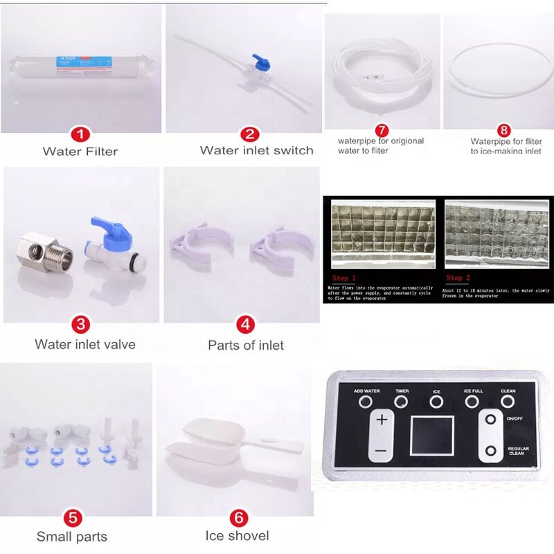 Ice Maker Machine Manufacturer - OEM/ODM Commercial 40-50kg Capacity Electric