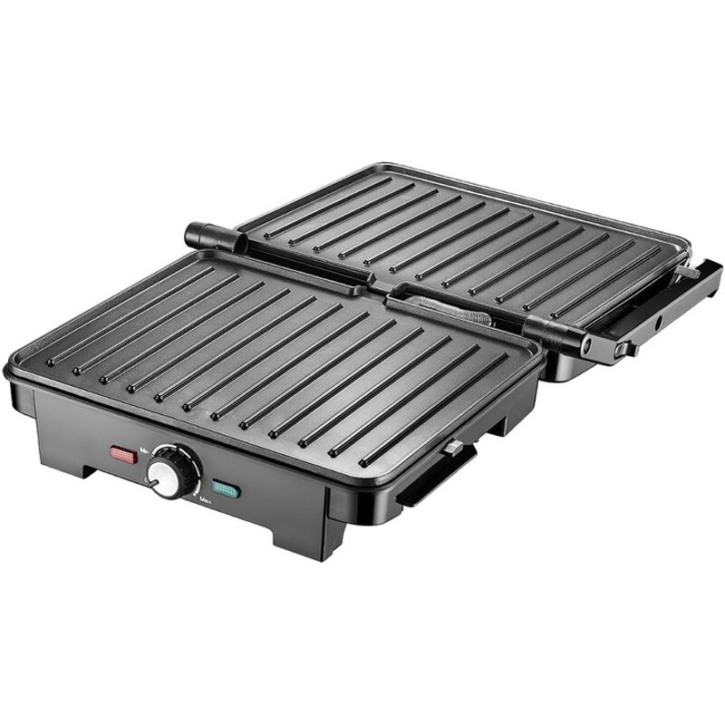 Panini Press Grill Manufacturer - OEM/ODM 180 Degree 220W 4 Slice Detachable Grill