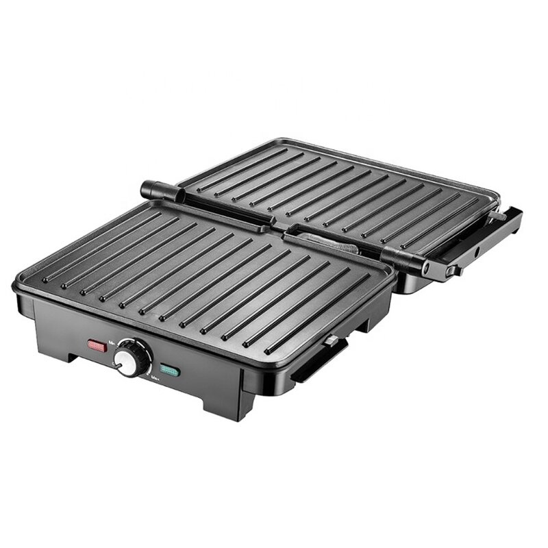 Grill Sandwich Maker Manufacturer - OEM/ODM 4 Slice 180 Degree Open Commercial Grill