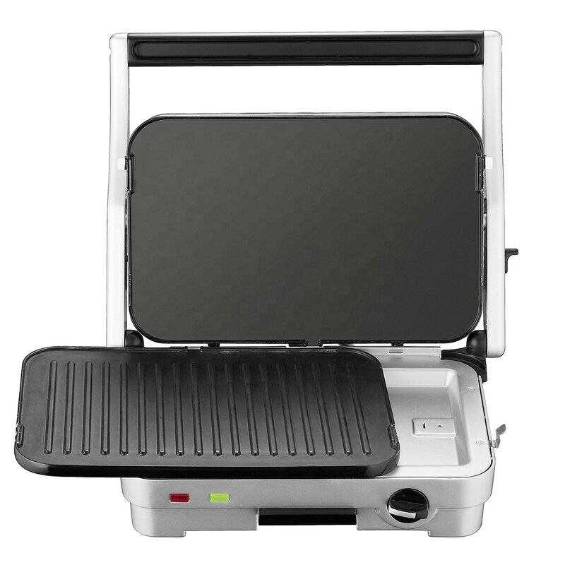 Grill Sandwich Maker Manufacturer - OEM/ODM 4 Slice 180 Degree Open Commercial Grill