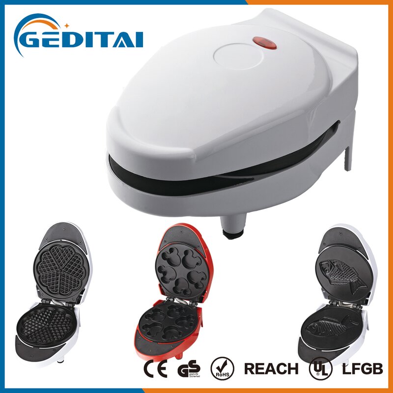 Waffle Maker Manufacturer - OEM/ODM Fish Shape Ice Cream Waffle Cone Maker
