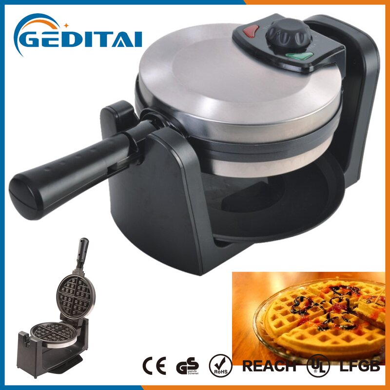 Waffle Maker Manufacturer - OEM/ODM Table Top Portable Round Rotary Waffle