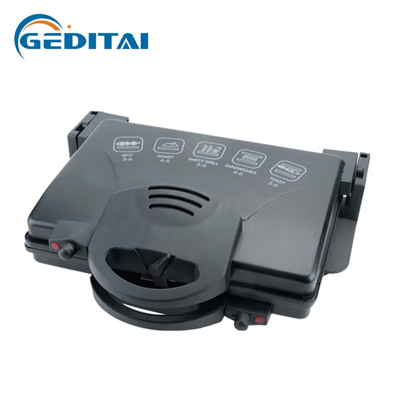 Panini Maker Grill Manufacturer - OEM/ODM 180 Degree Opening 4 Slice Contact Grill